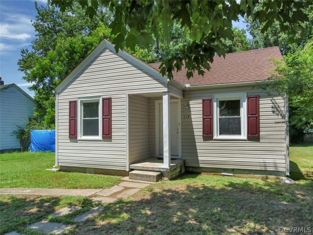 514 Riverview Road Colonial Heights, VA 23834 - Photo 16 of 17 a view of a house with a yard