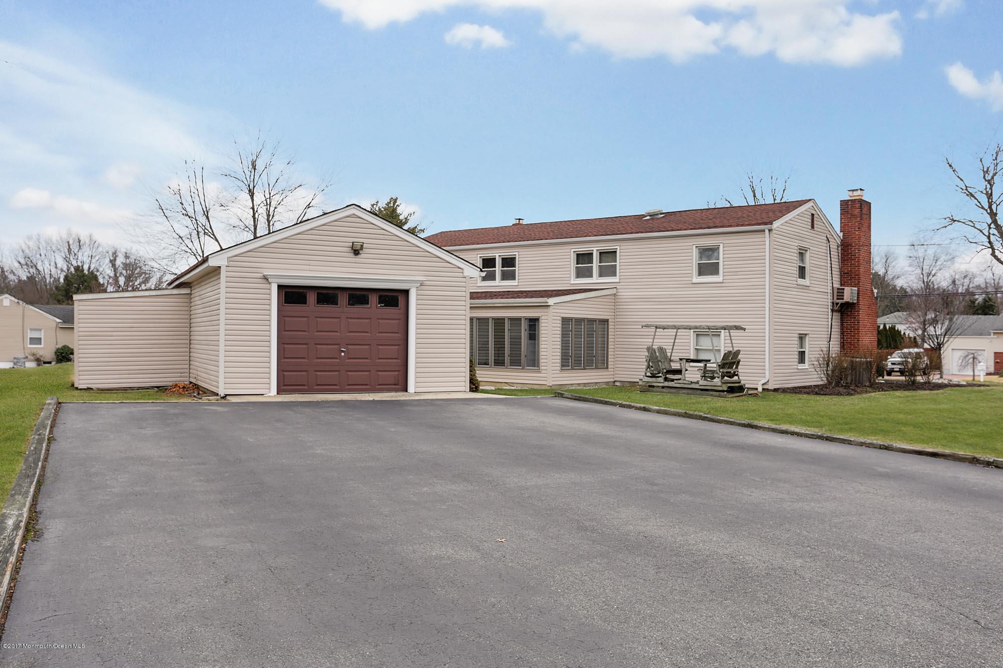 56 Edgar Road Matawan, NJ 07747 - Photo 22 of 22 VIEW OF GARAGE AND HOUSE