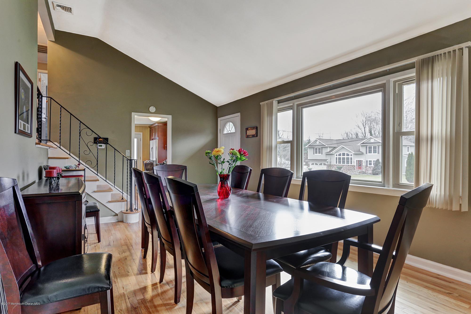 56 Edgar Road Matawan, NJ 07747 - Photo 8 of 22 DINING ROOM W/HARDWOOD FOORS