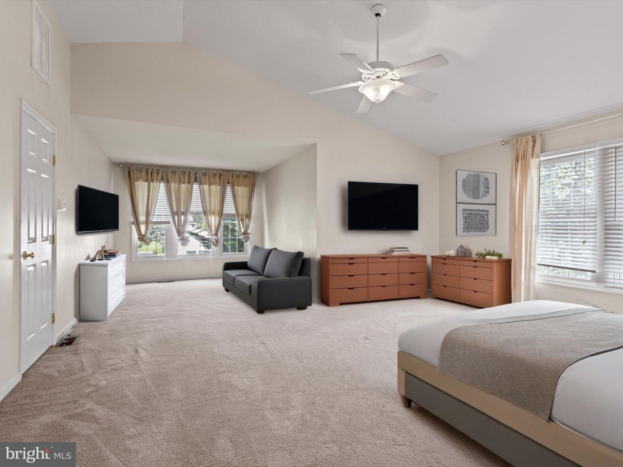 1505 Ridge Forest Way Hanover, MD 21076 - Photo 17 of 40 a living room with furniture and a flat screen tv