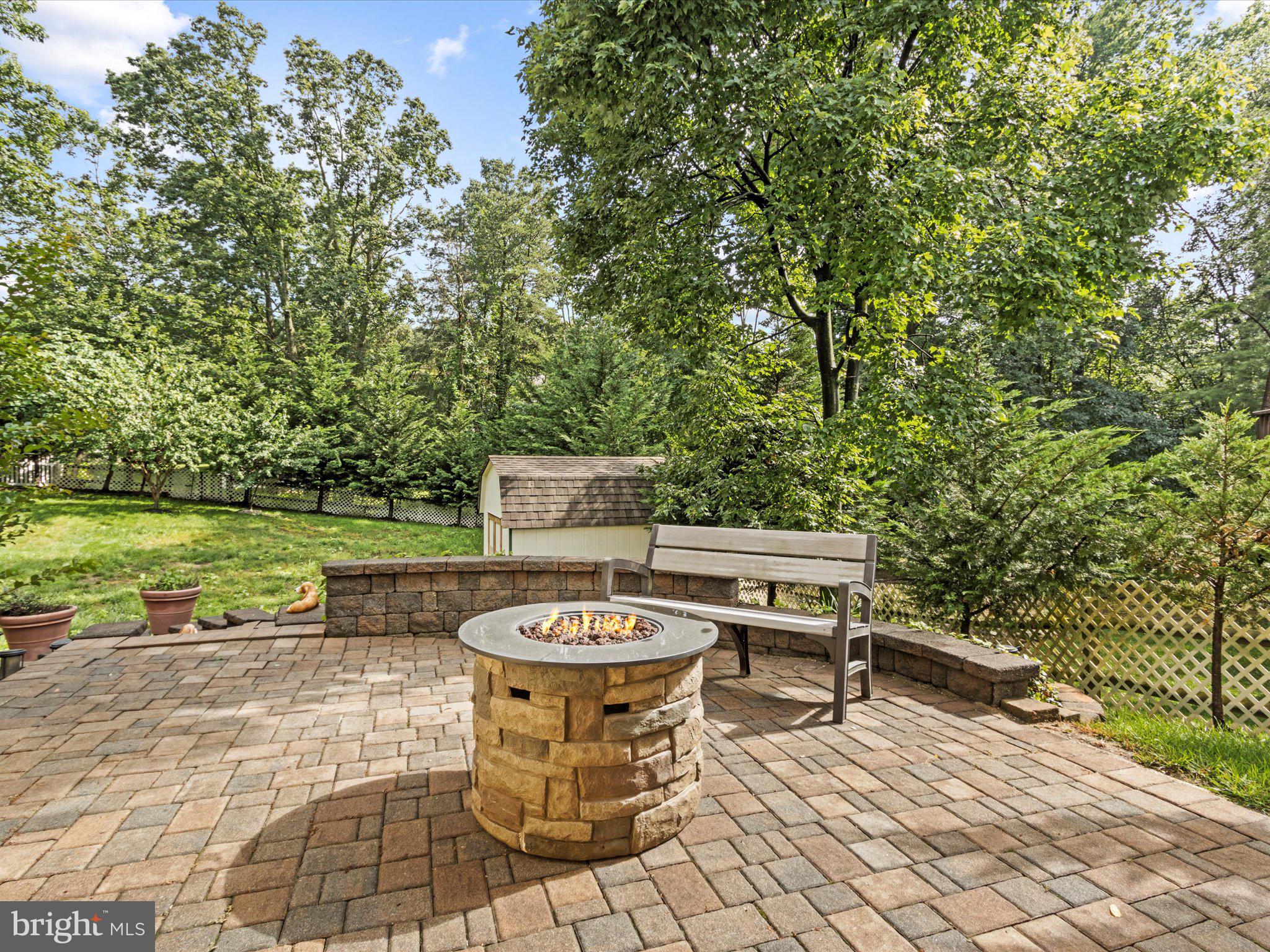 1505 Ridge Forest Way Hanover, MD 21076 - Photo 32 of 40 a view of a chairs and fire pit in the backyard of a house