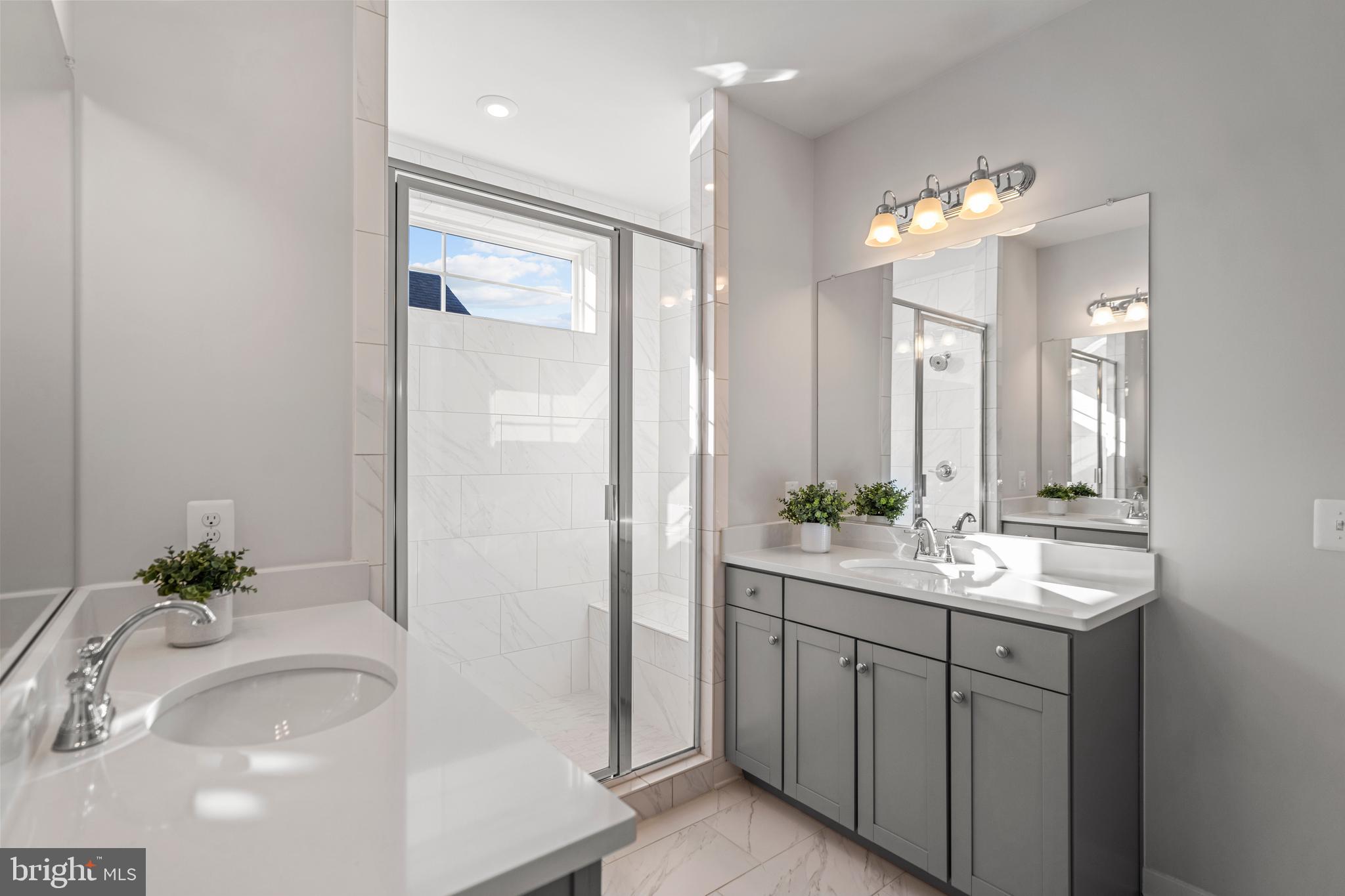 42064 Creighton Road Brambleton, VA 20148 - Photo 26 of 56 The Primary Suite's Luxurious Spa-like Bathroom