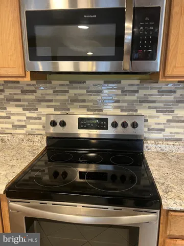 a close view of sink and microwave