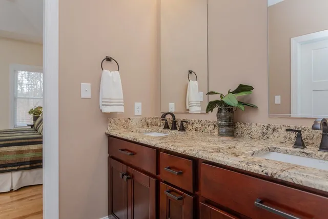 a close view of shoes and tap