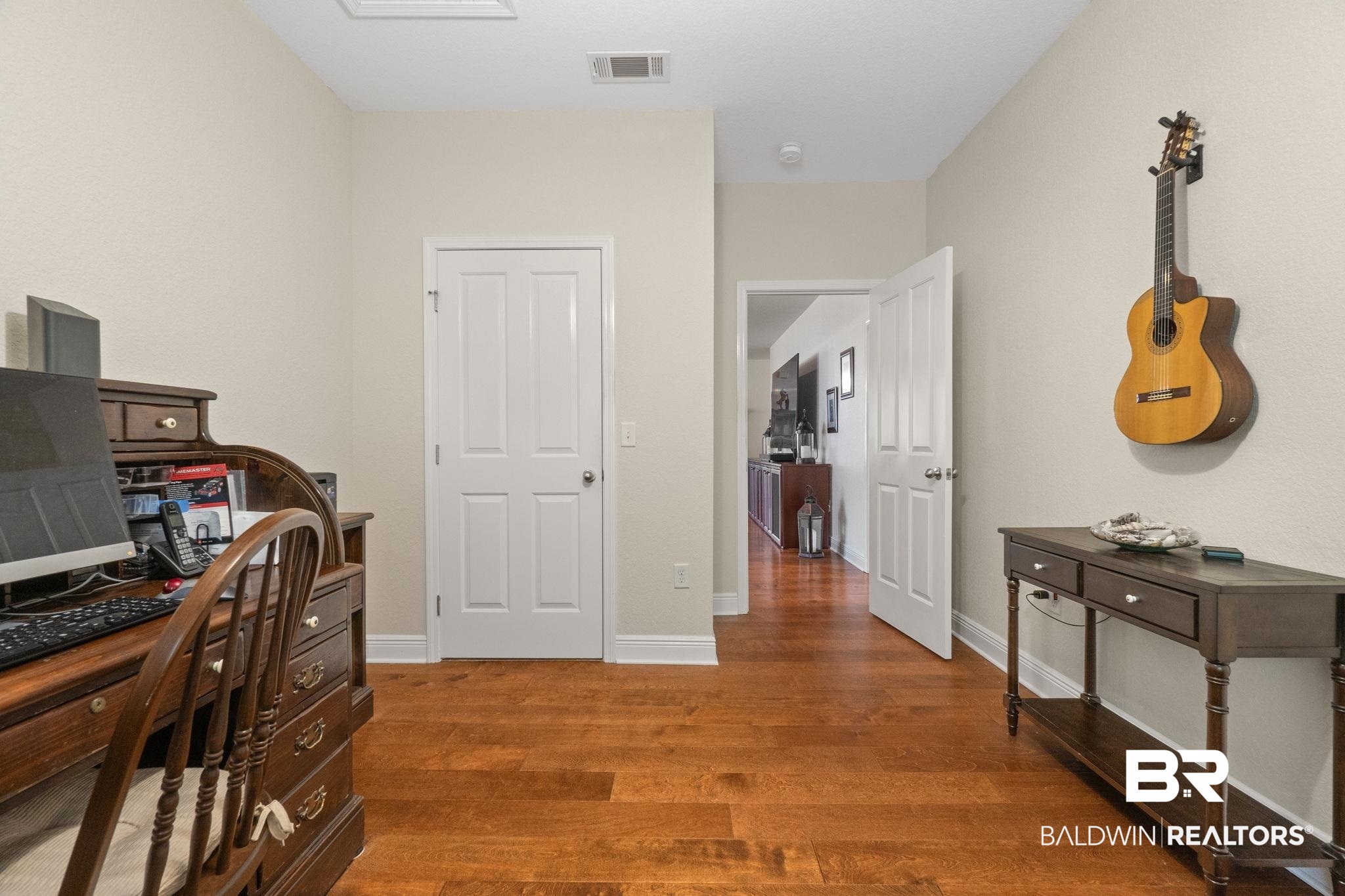 8664 Foxtail Loop Pensacola, FL 32526 - Photo 31 of 64 Office area featuring wood finished floors and baseboards