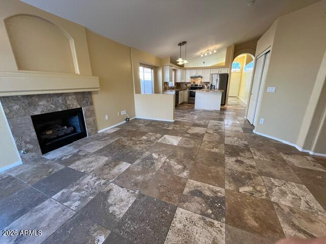 18630 North 28th Way Phoenix, AZ 85050 - Photo 3 of 18 a view of a livingroom with a fireplace