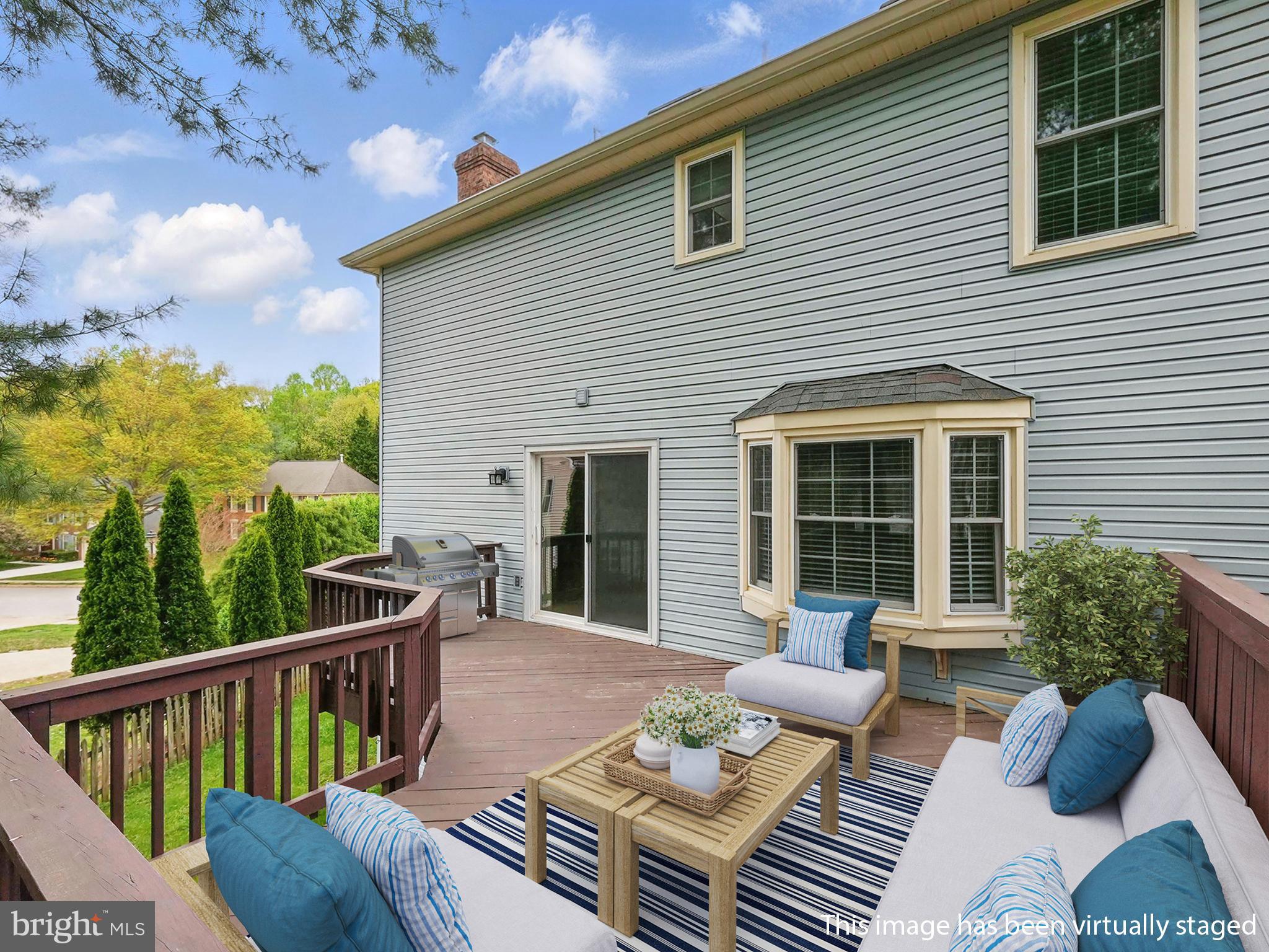 7700 Gralnick Place Springfield, VA 22153 - Photo 42 of 62 Back Deck Perfect for Grilling