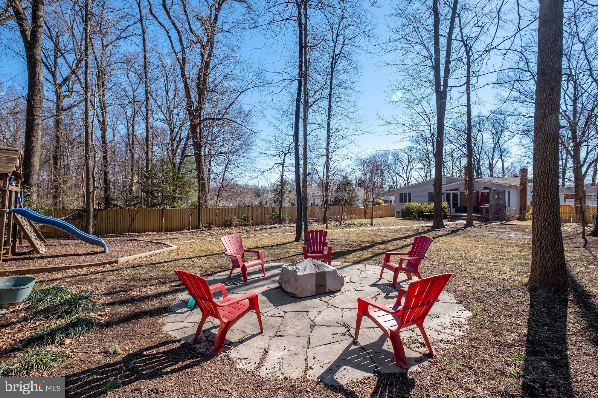 224 Rolling Road Gaithersburg, MD 20877 - Photo 31 of 35 Fire Pit and Bacyard