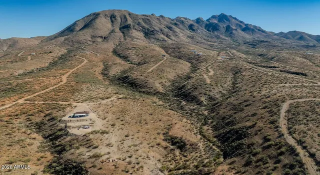 a view of a dry yard