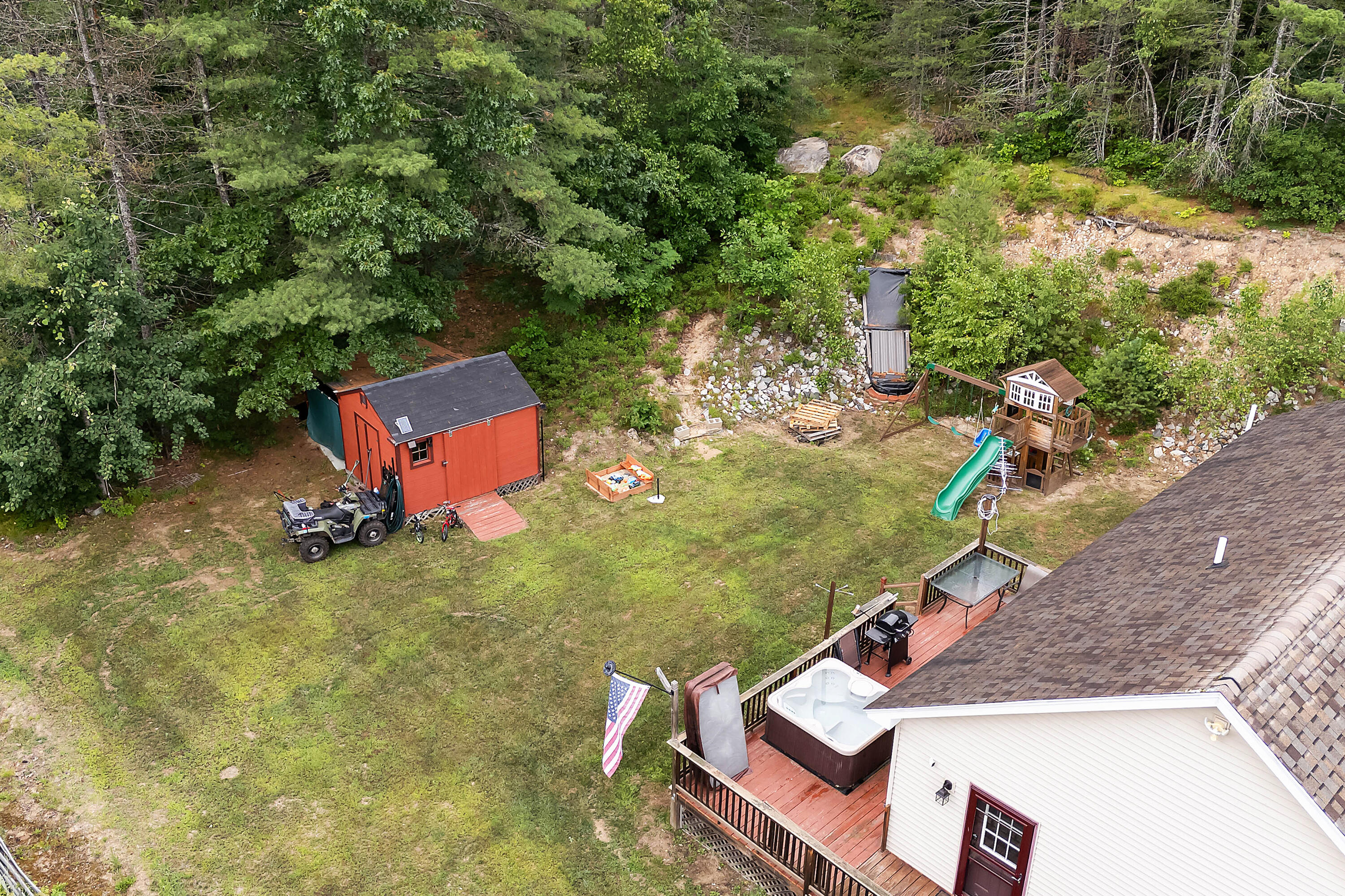 504 Balch Mill Road Newfield, ME 04095 - Photo 24 of 28 Back Yard