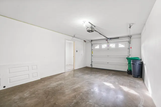 a view of a room with an empty space