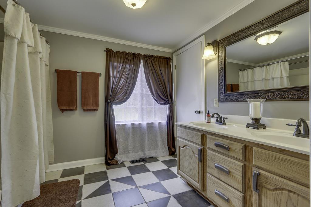 301 Whitson Road Bethpage, TN 37022 - Photo 19 of 29 a bathroom with a sink a toilet and mirror