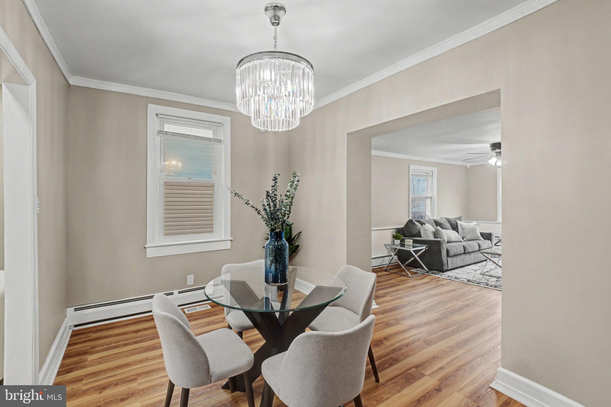 808 Locust Street Lebanon, PA 17042 - Photo 8 of 33 a view of a dining room with furniture and chandelier