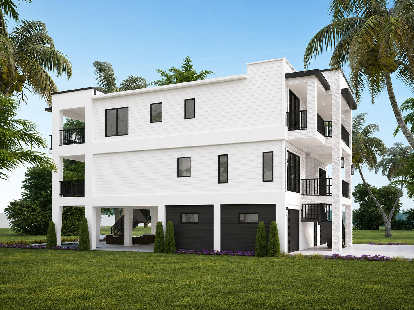 2483 Yellowtail Drive Marathon, FL 33050 - Photo 6 of 37 Alternate Exterior View#3 with Black