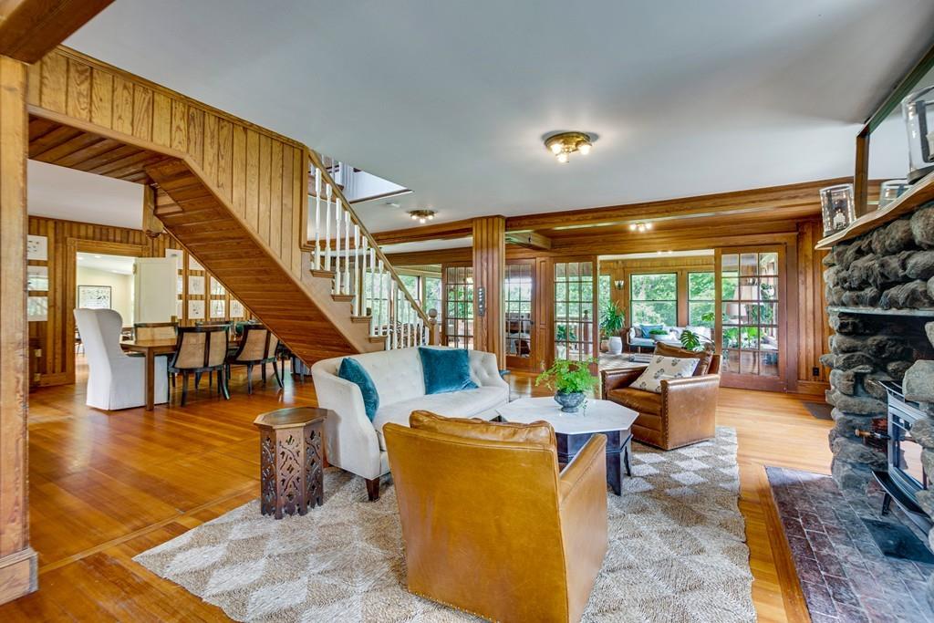 208 Ridge Street Winchester, MA 01890 - Photo 13 of 42 a living room with furniture and a large window