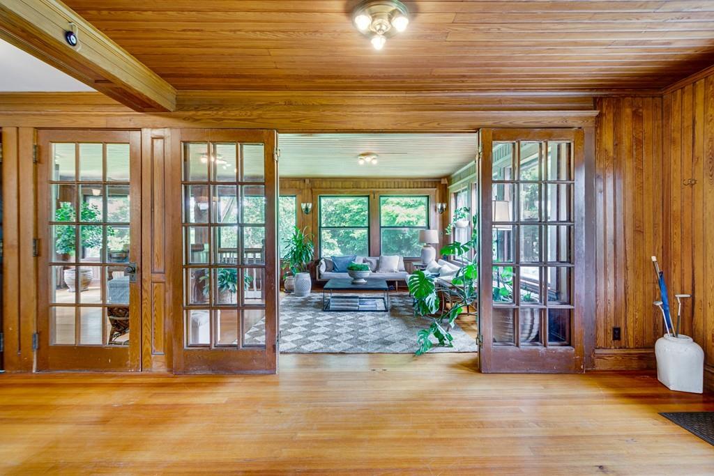 208 Ridge Street Winchester, MA 01890 - Photo 14 of 42 a view of front door and porch with seating space