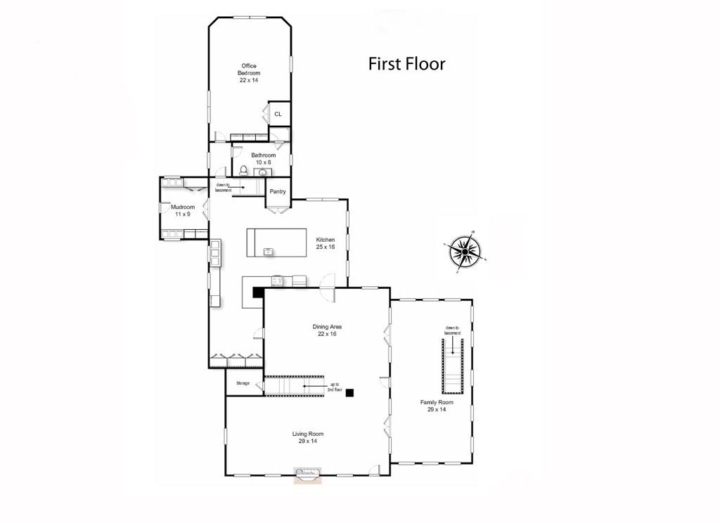 208 Ridge Street Winchester, MA 01890 - Photo 40 of 42 a picture of a floor plan
