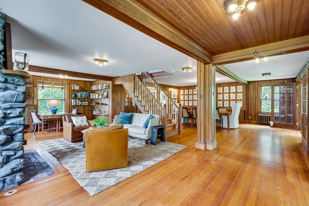 208 Ridge Street Winchester, MA 01890 - Photo 10 of 42 a living room with furniture and large windows