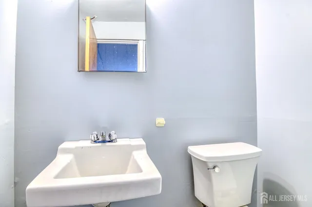 a bathroom with a sink and a toilet