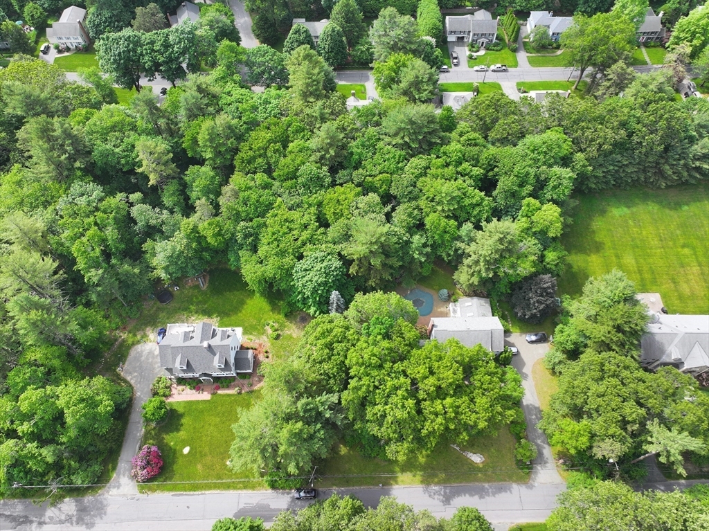25 Rockport Road Weston, MA 02493 - Photo 11 of 13 an aerial view of residential house with outdoor space