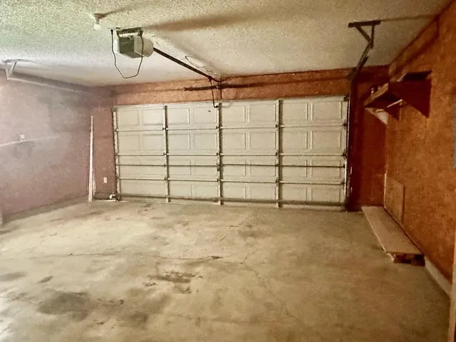 a view of a room with storage