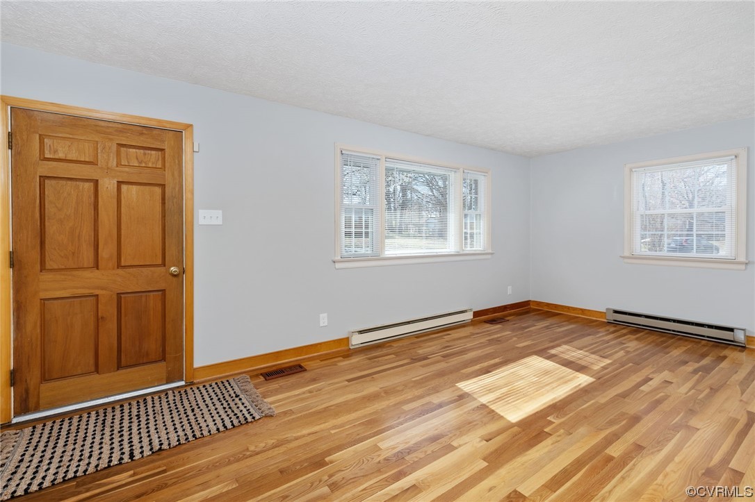 1430 Robindale Road North Chesterfield, VA 23235 - Photo 5 of 33 Living Room - Freshly Painted and Refinished Hardwood Floors