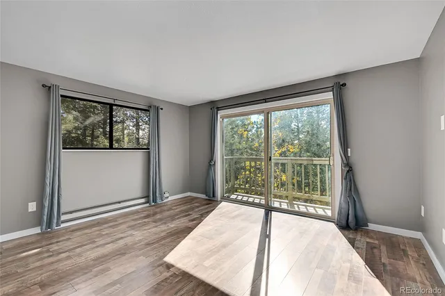 a view of a room with window