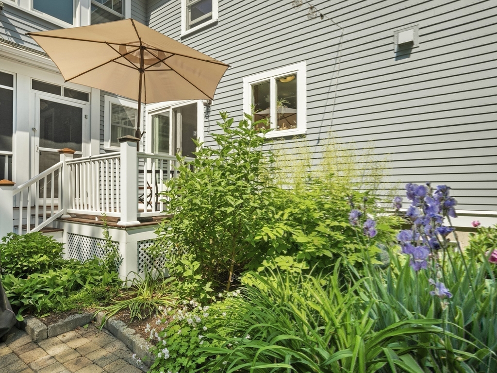 22 Bryant Road Lexington, MA 02420 - Photo 33 of 40 a view of a house with potted plants