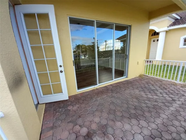 a view of front door