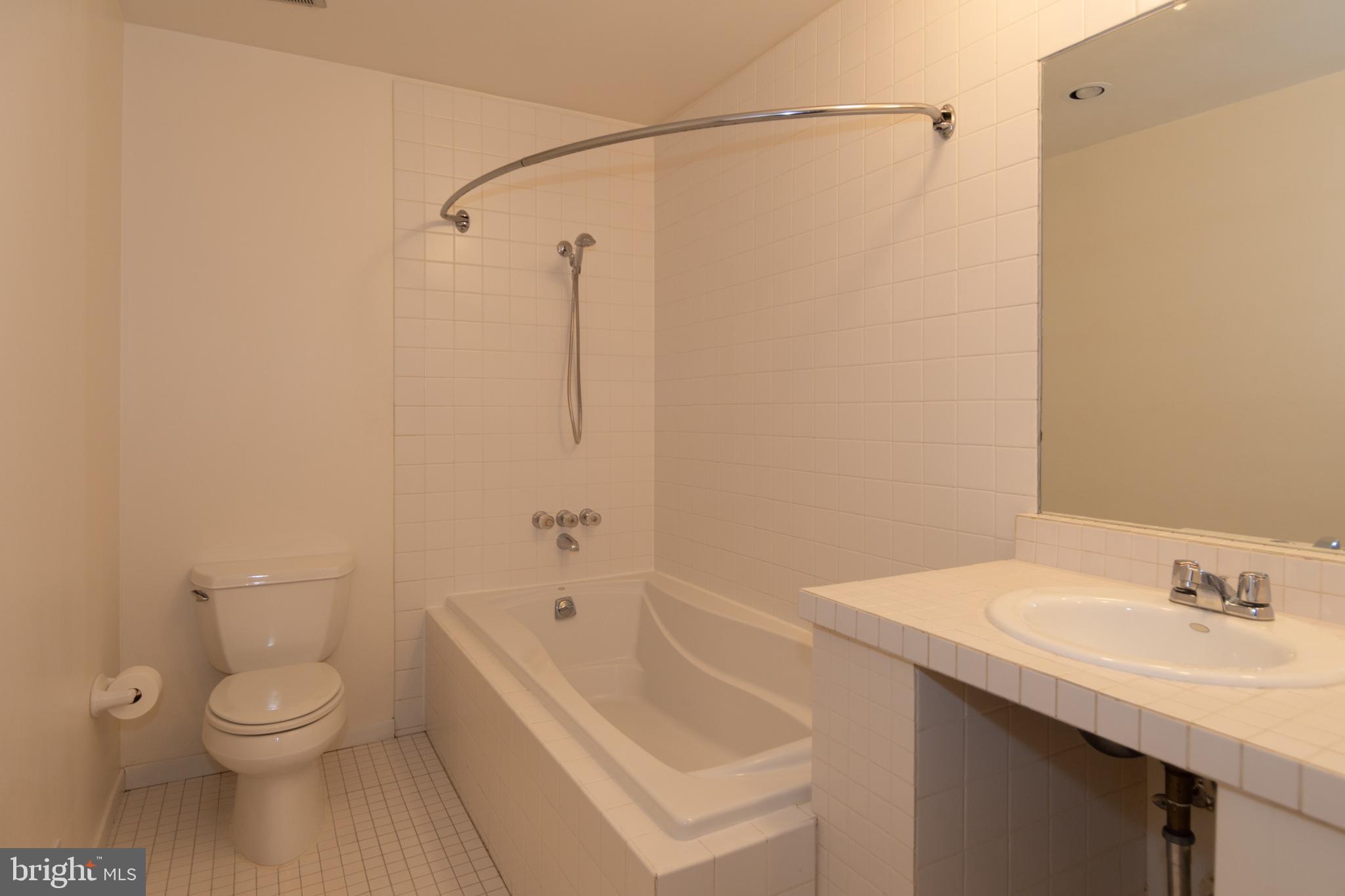 11768 Indian Ridge Road Reston, VA 20191 - Photo 18 of 57 a bathroom with a sink a toilet and shower