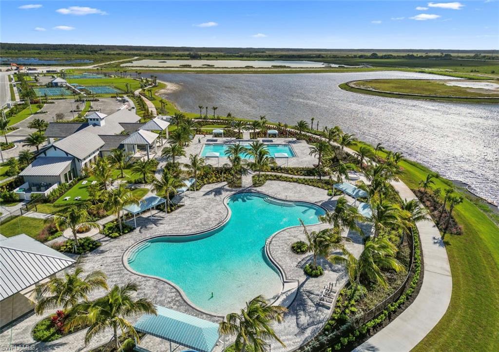 4584 Centaurus Circle Naples, FL 34120 - Photo 38 of 40 Drone / aerial view of a large body of water