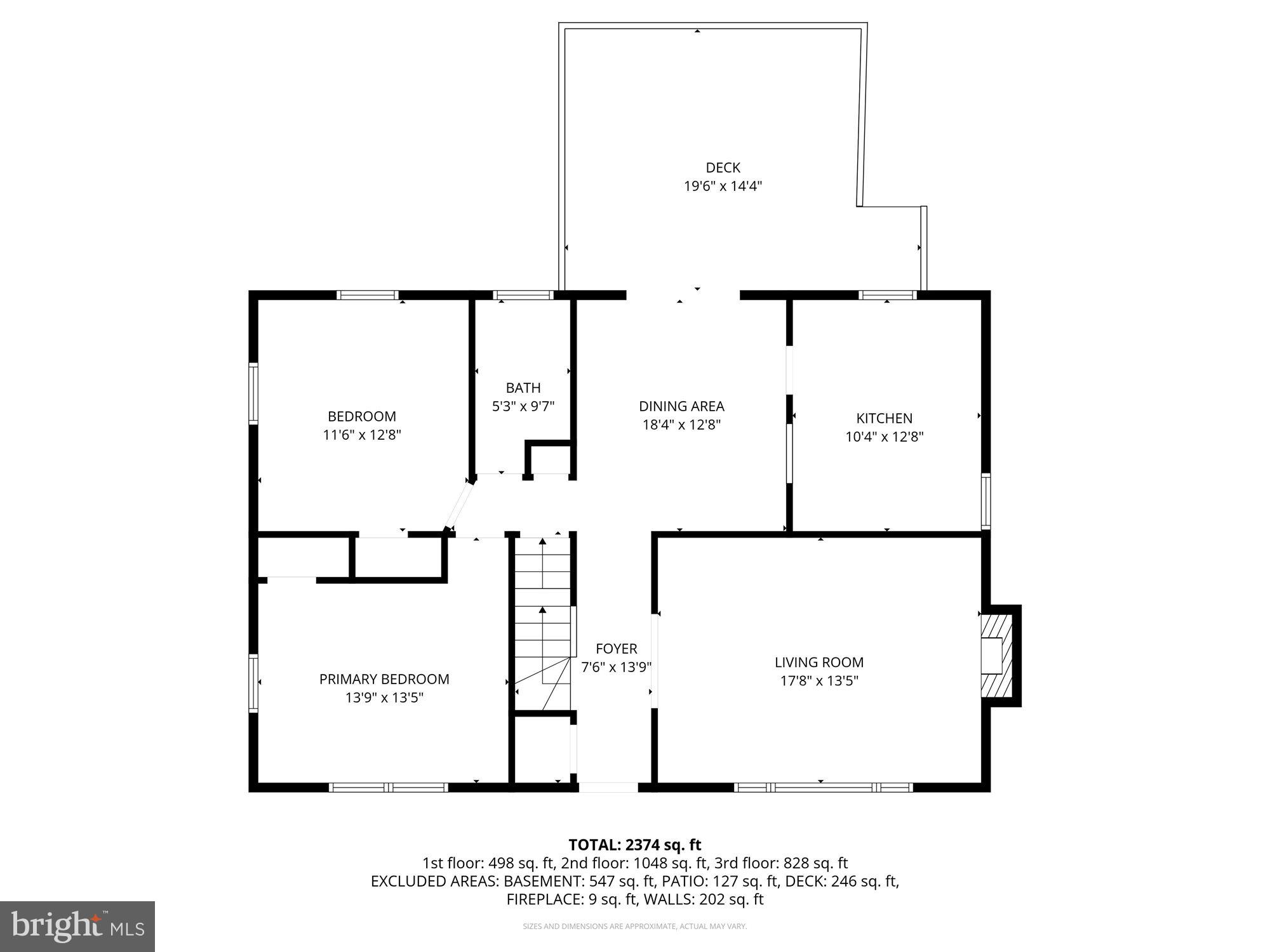 6200 Rockhurst Road Bethesda, MD 20817 - Photo 29 of 31 Main level floor plan