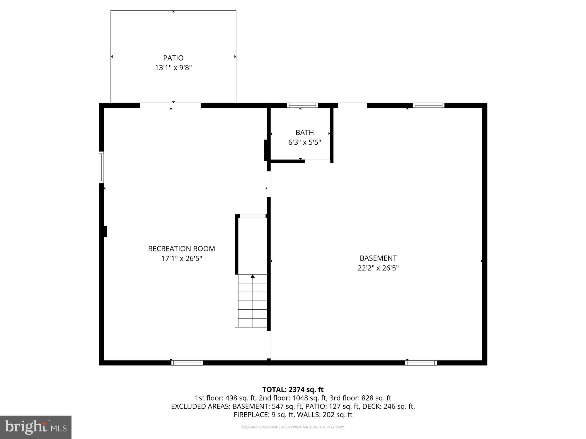 6200 Rockhurst Road Bethesda, MD 20817 - Photo 31 of 31 Lower level floor plan