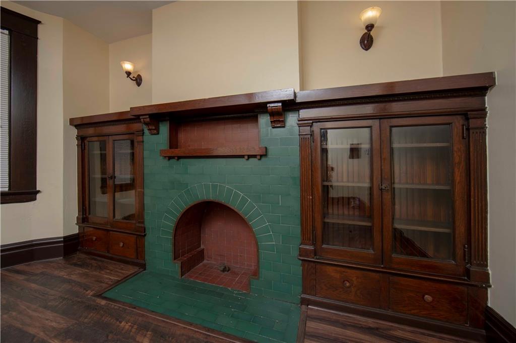 101 Shadyhill Road Pittsburgh, PA 15205 - Photo 8 of 25 An enhanced view of the tiled dining room fireplace. A gas insert would certainly work here.