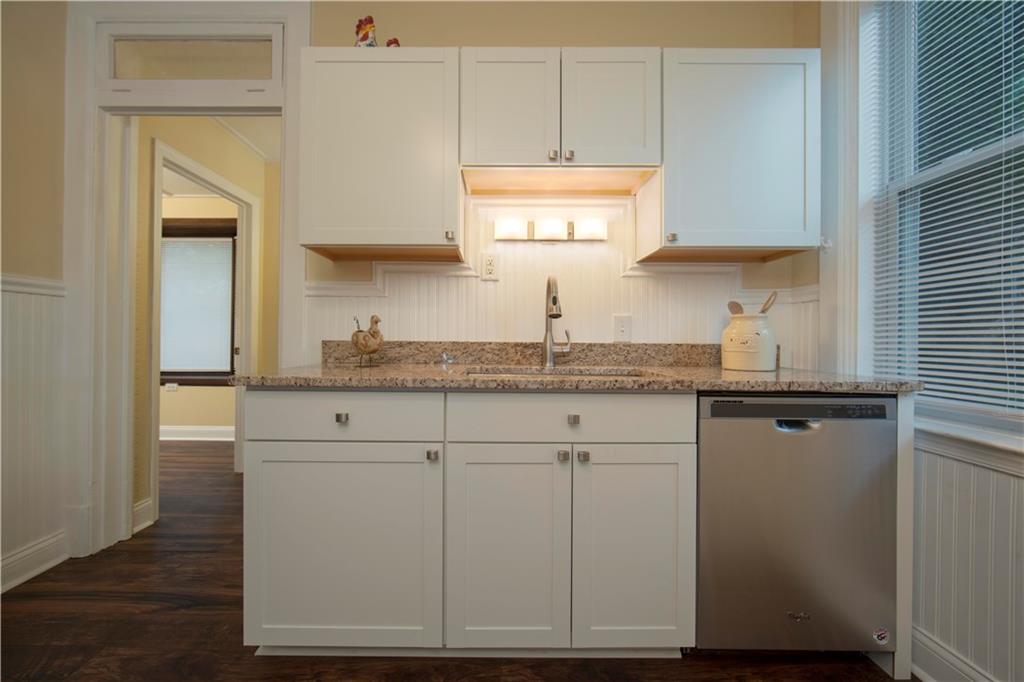 101 Shadyhill Road Pittsburgh, PA 15205 - Photo 10 of 25 Another view of this fine kitchen. This is the working area with dishwasher. A peek to the left shows the location of the additional room.