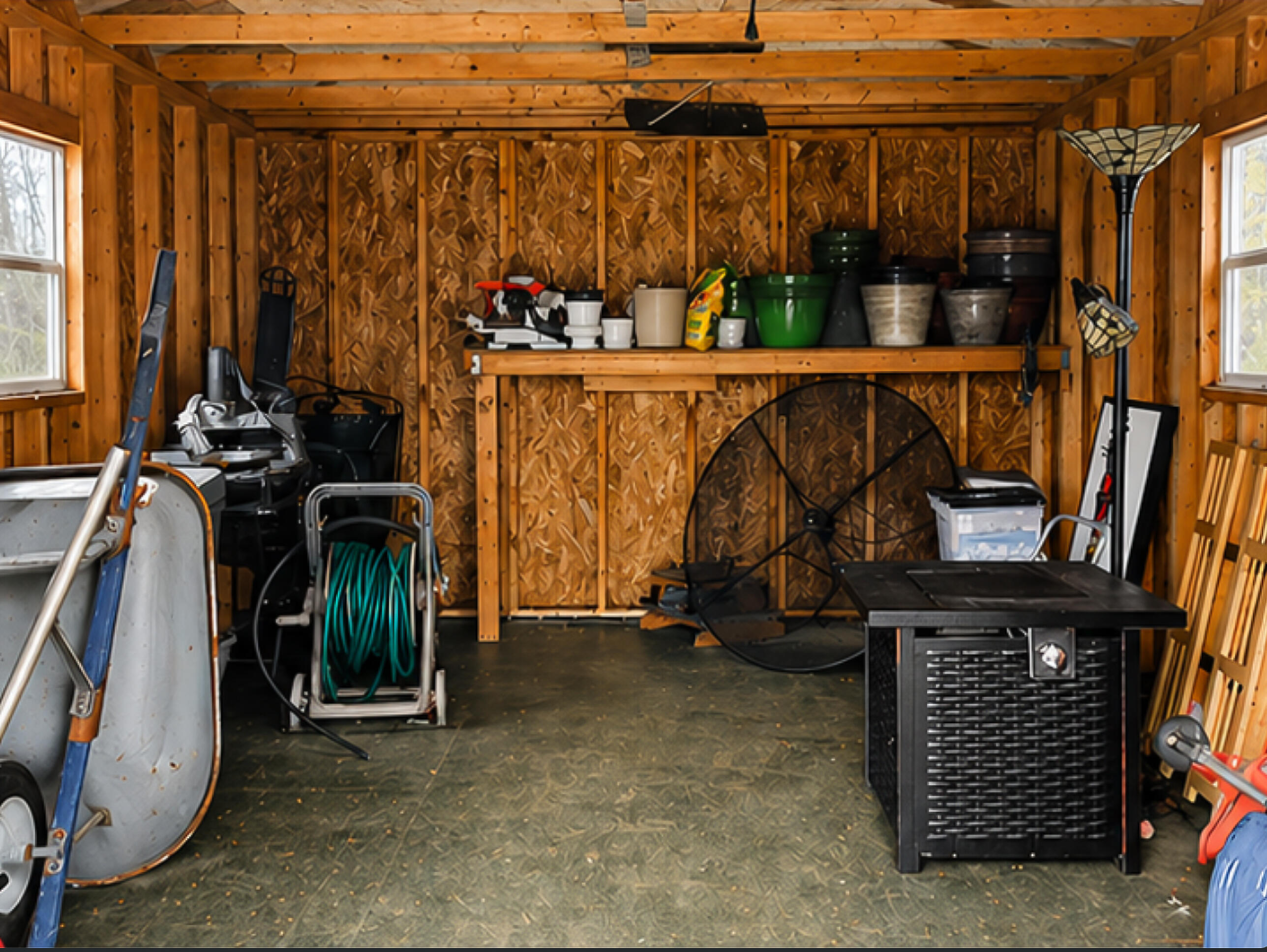 65 B Augusta Road Belmont, ME 04952 - Photo 28 of 40 Inside Shed