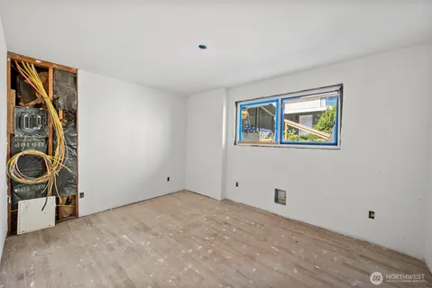 a view of empty room