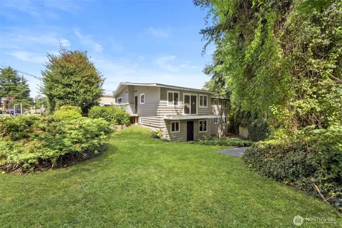 a house that has a tree in it