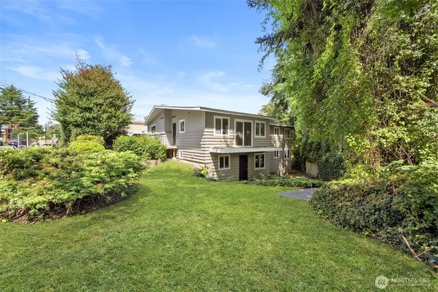 a house that has a tree in it