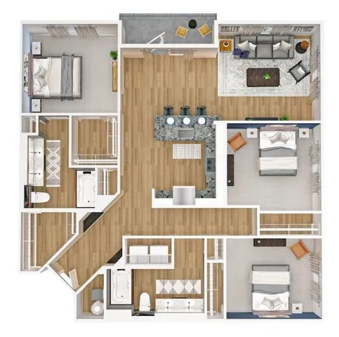 $2,325 | 5141 Stone Mountain Highway, Unit 1311, Stone Mountain, GA 30087