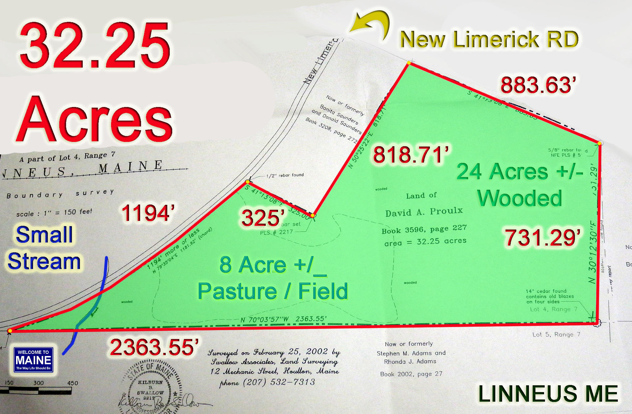 Lot 9-1 New Limerick Road Houlton, ME 04730 - Photo 7 of 40 map-linneus-me-leisner