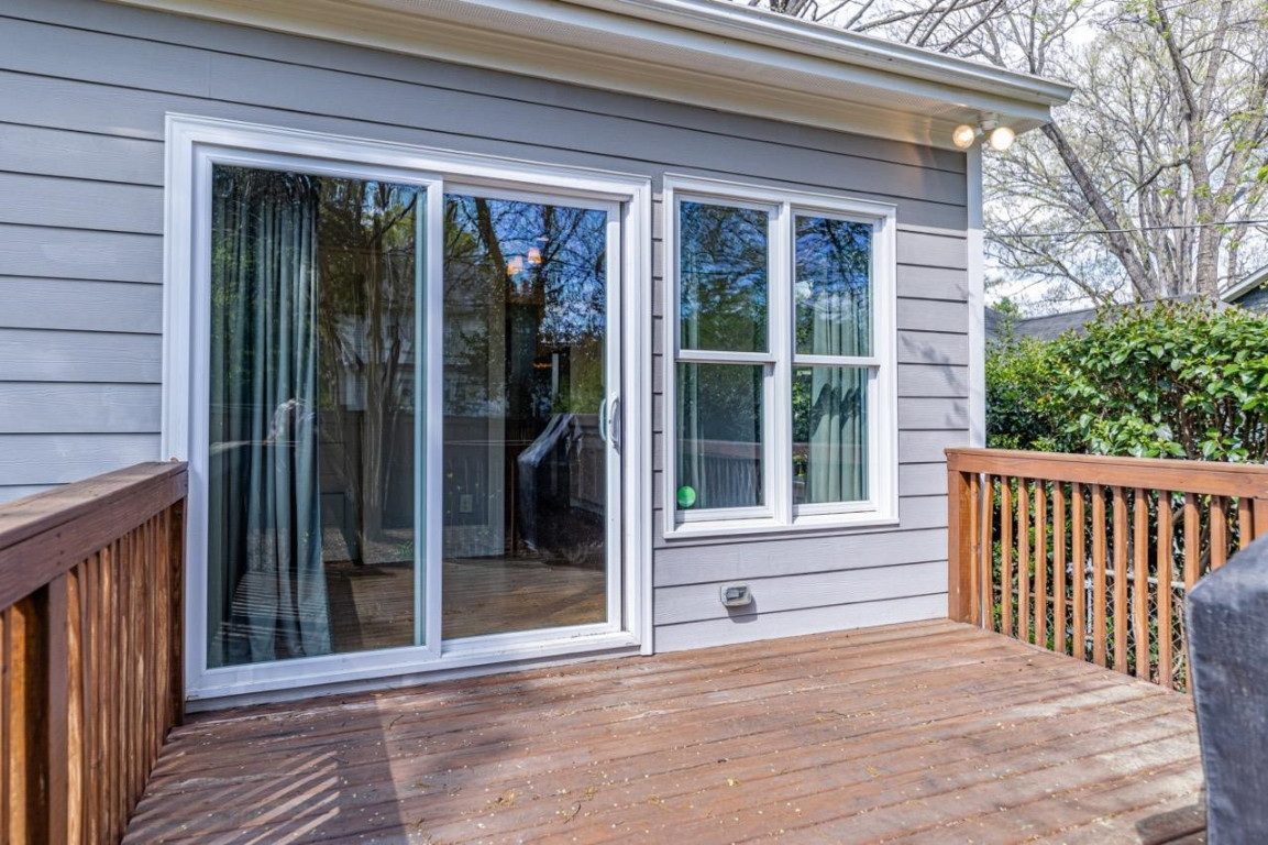 Undisclosed Address Raleigh, NC 27605 - Photo 20 of 29 a view of a balcony with front door
