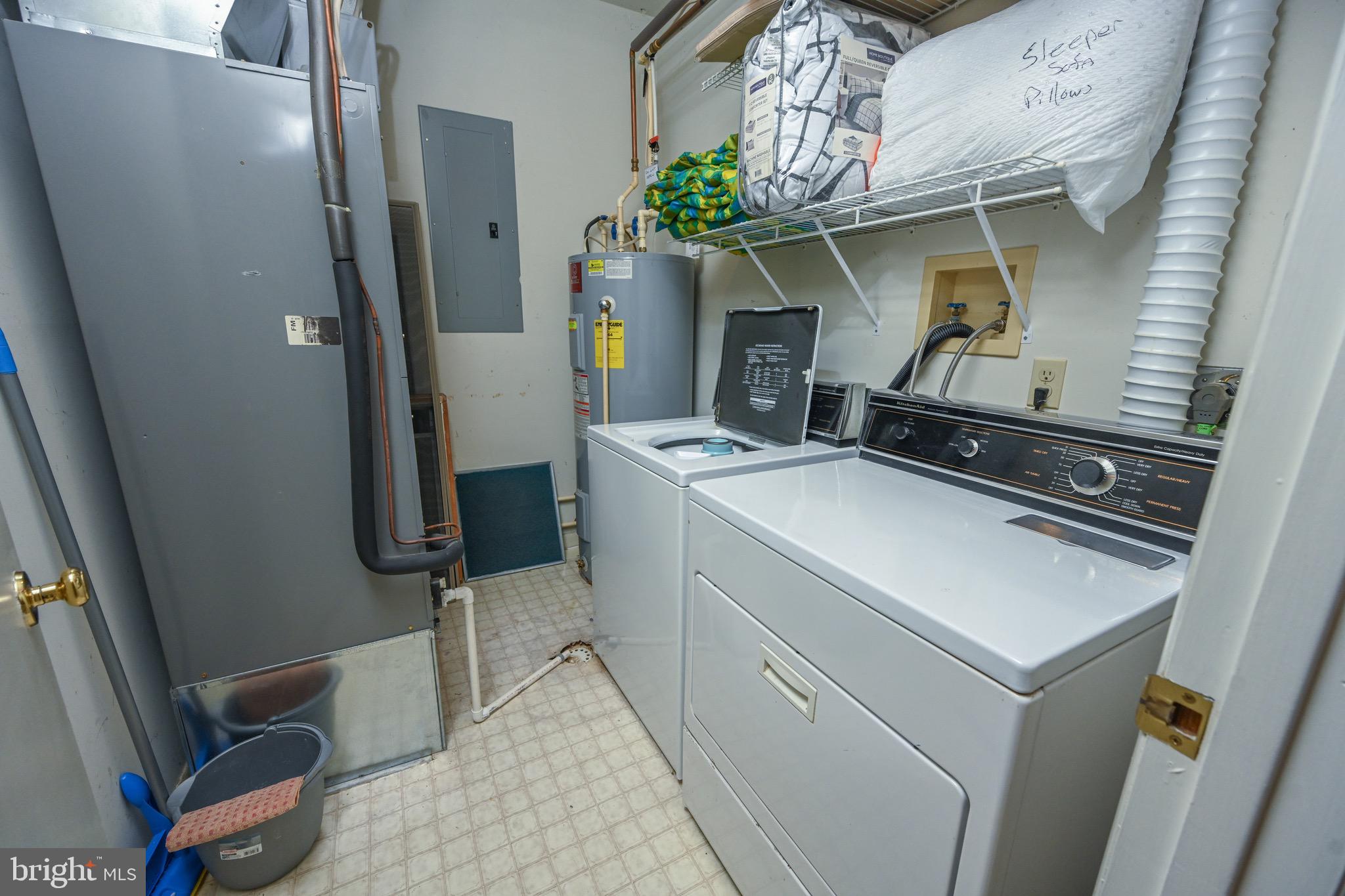 257 Marsh Hill Road, Unit 1 McHenry, MD 21541 - Photo 32 of 50 a utility room with dryer and washer