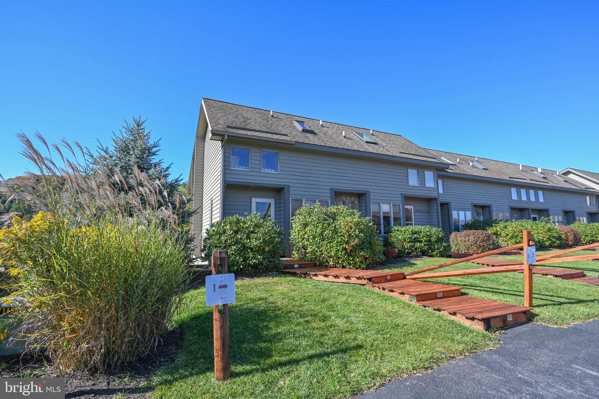 257 Marsh Hill Road, Unit 1 McHenry, MD 21541 - Photo 4 of 50 a house view with a garden space