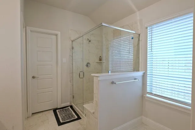 a view of a bathroom with sink