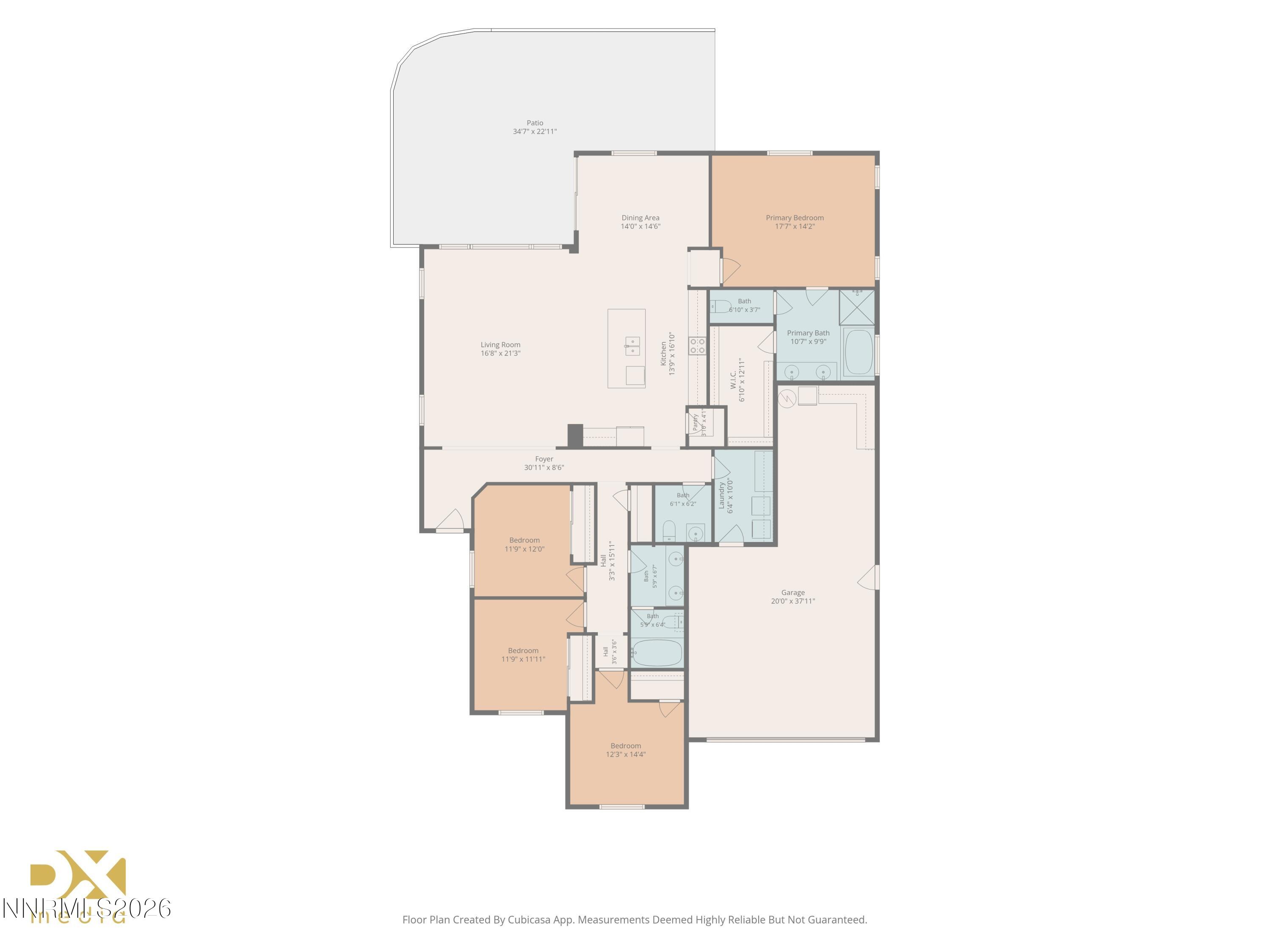 10275 Mott Drive Reno, NV 89521 - Photo 29 of 29 1-Floorplan_1