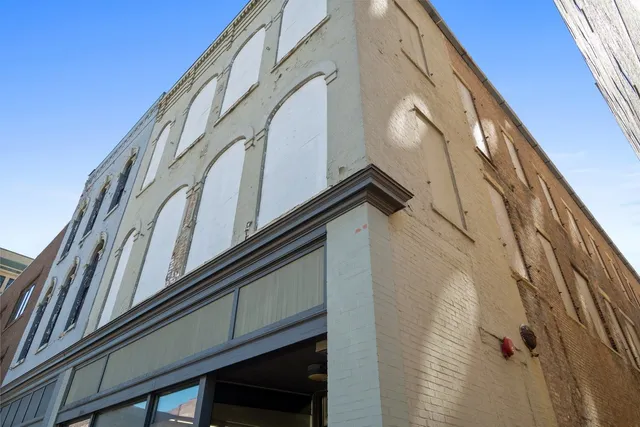 a view of a red door of the house