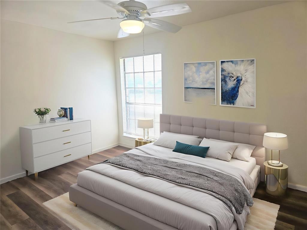 508 East Denton Drive Euless, TX 76039 - Photo 14 of 22 a bedroom with a bed and a window