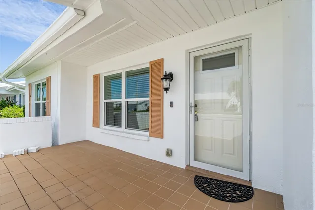 a view of an entryway of a house