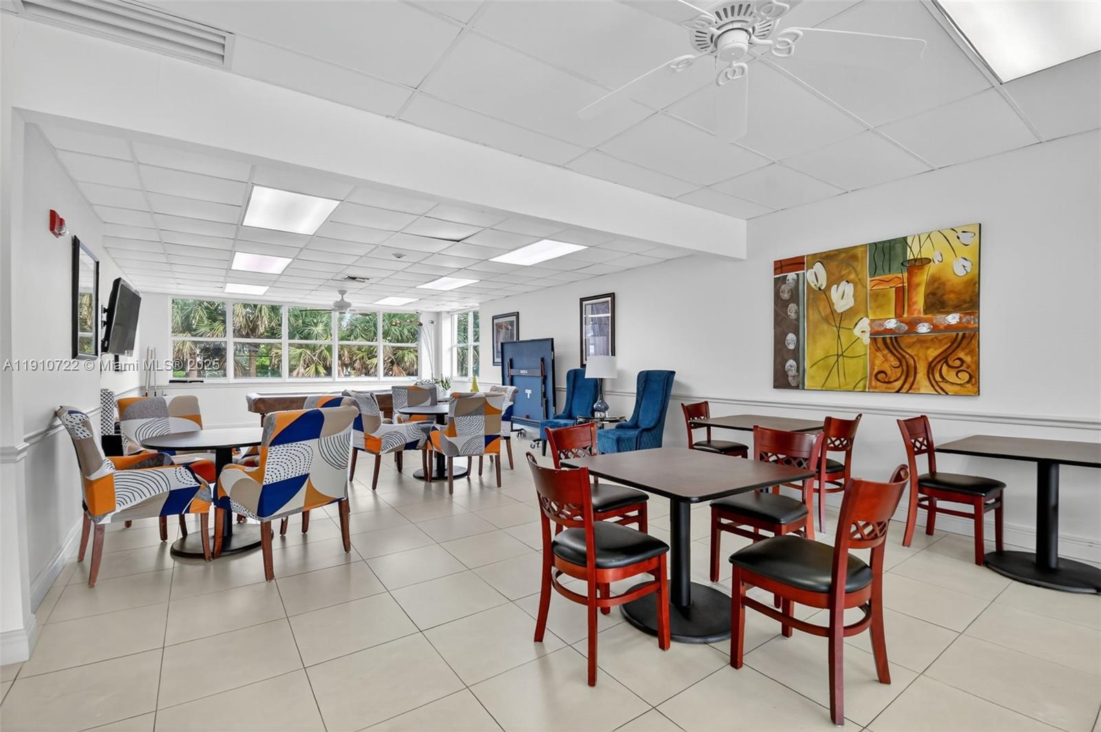 336 North Birch Road, Unit 12B Fort Lauderdale, FL 33304 - Photo 50 of 55 a view of a dining area with furniture and chandelier